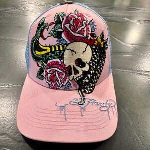 Pink Ed Hardy Hat